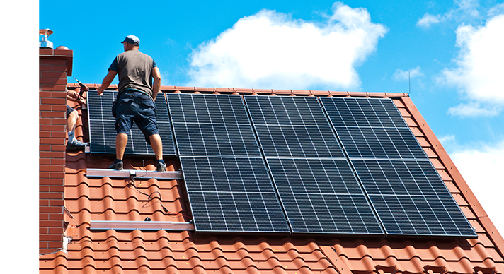 Installation panneaux solaire toiture